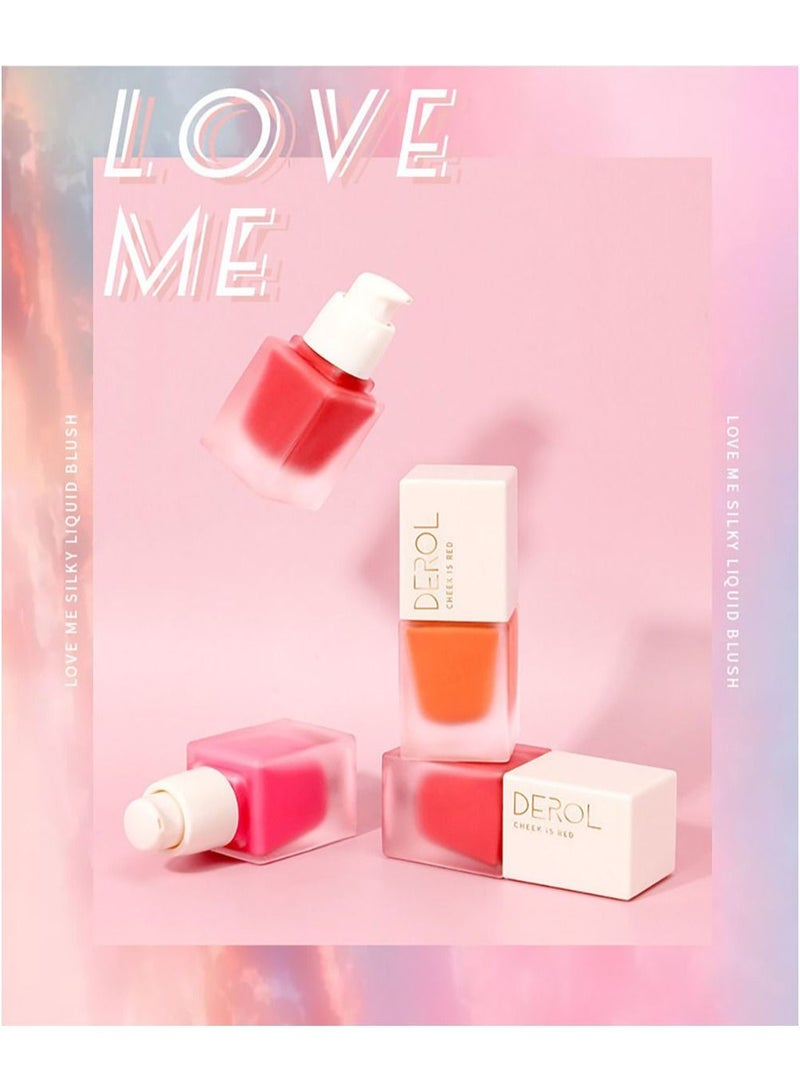 ديرول أحمر خدود كريمي سائل للخدود، أحمر الخدود، الوجه، لوحة ألوان برونزية، شكل هايلايتر، مرطب ومسامي، لمسة نهائية غير لامعة، تدوم طويلاً، مقاومة للماء للنساء، مكياج - Image 2