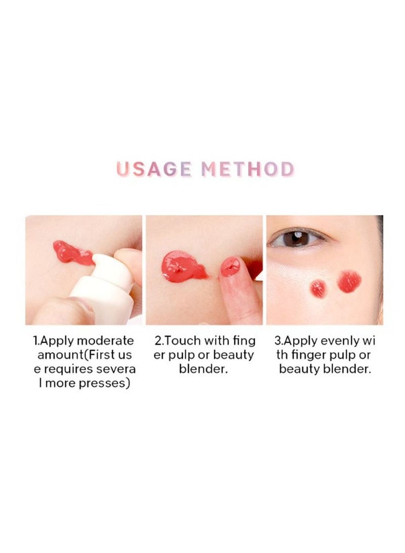 ديرول أحمر خدود كريمي سائل للخدود، أحمر الخدود، الوجه، لوحة ألوان برونزية، شكل هايلايتر، مرطب ومسامي، لمسة نهائية غير لامعة، تدوم طويلاً، مقاومة للماء للنساء، مكياج - Image 3