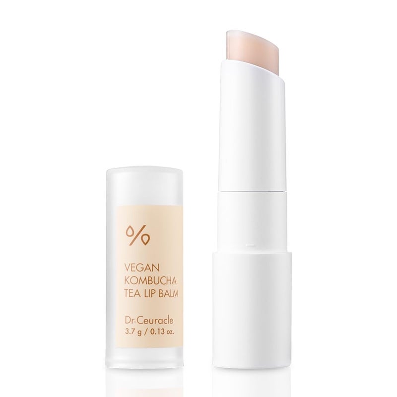 leegeehaam DrCeuracle by leegeehaam Vegan Kombucha Tea Lip Balm 37g  013 oz  Soft Natural Moisturizing Korean Lip Care for Dry Cracked Lips