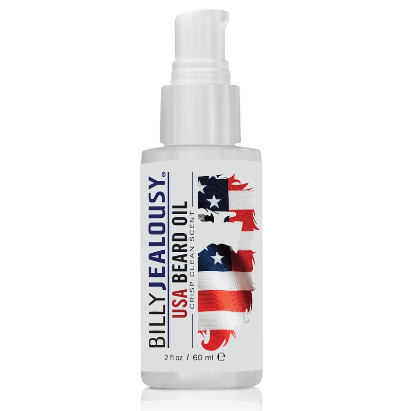 Billy Jealousy Beard Oil for Men Weightless Low Shine and Hydrating Beard Moisturizer for Softer Hair Helps Prevent Itching and Flakes USA Edition 2 Fl Oz