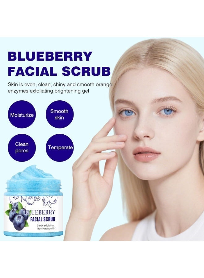 MOOYAM Blueberry Facial Scrub Gentle Exfoliation Improves Rough Skin for Smooth Radiance All Skin Types - Image 5