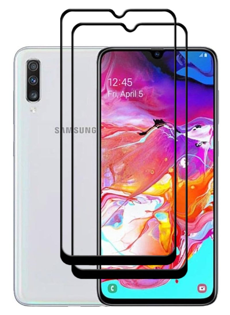 أكاليكس قطعتين، حماية شاشة، لهاتف سامسونج جالاكسي A70، جودة ممتازة. - Image 1