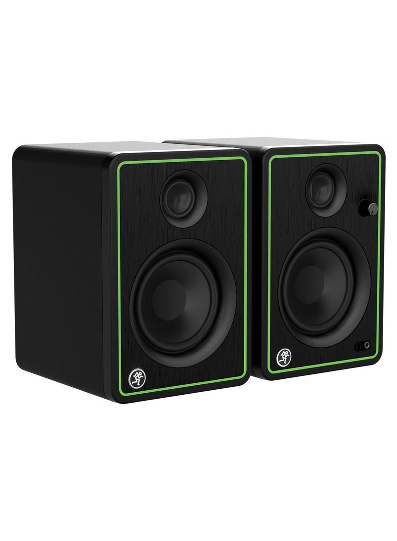 Mackie 4" Active Studio Monitor, with 1/4" TRS and RCA Inputs, and Bluetooth (Pair) - Image 1