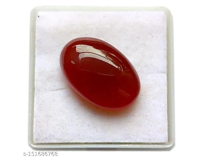 SAINTIMO ® 3Pcs 7.25 Ratti Onyx Yamani Aqeeq/Red haqiq Stone Yamni Aqeeq Stone/Hakik Real Stones/Certified Natural Gemstone - Image 2