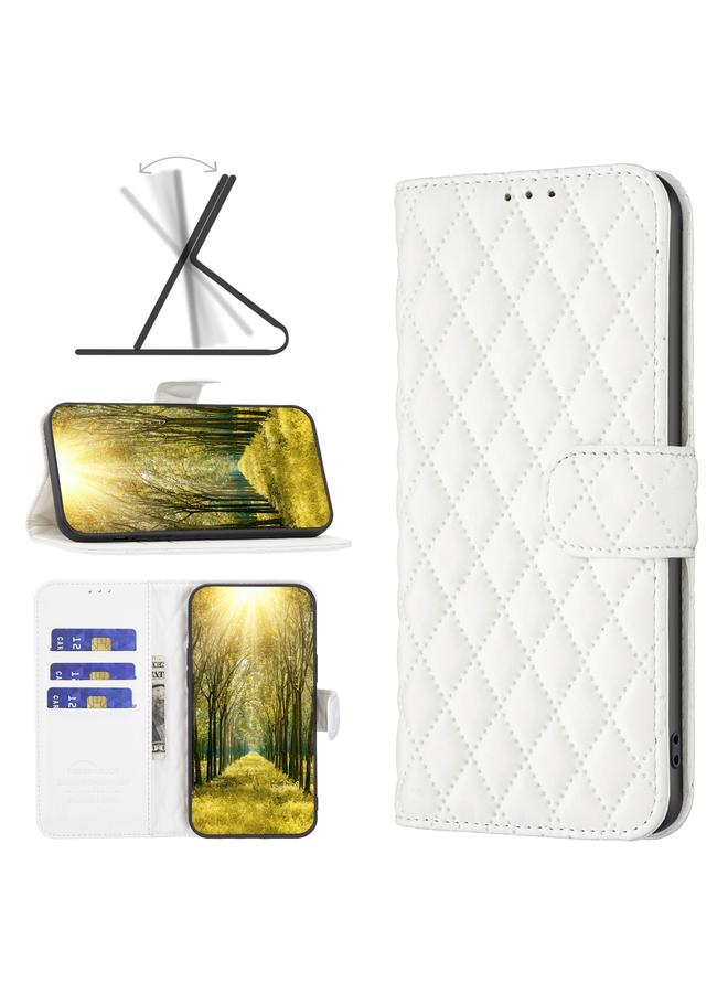 S-TOP Case For iPhone XS Diamond Lattice Wallet Leather Flip Phone Case - Image 1
