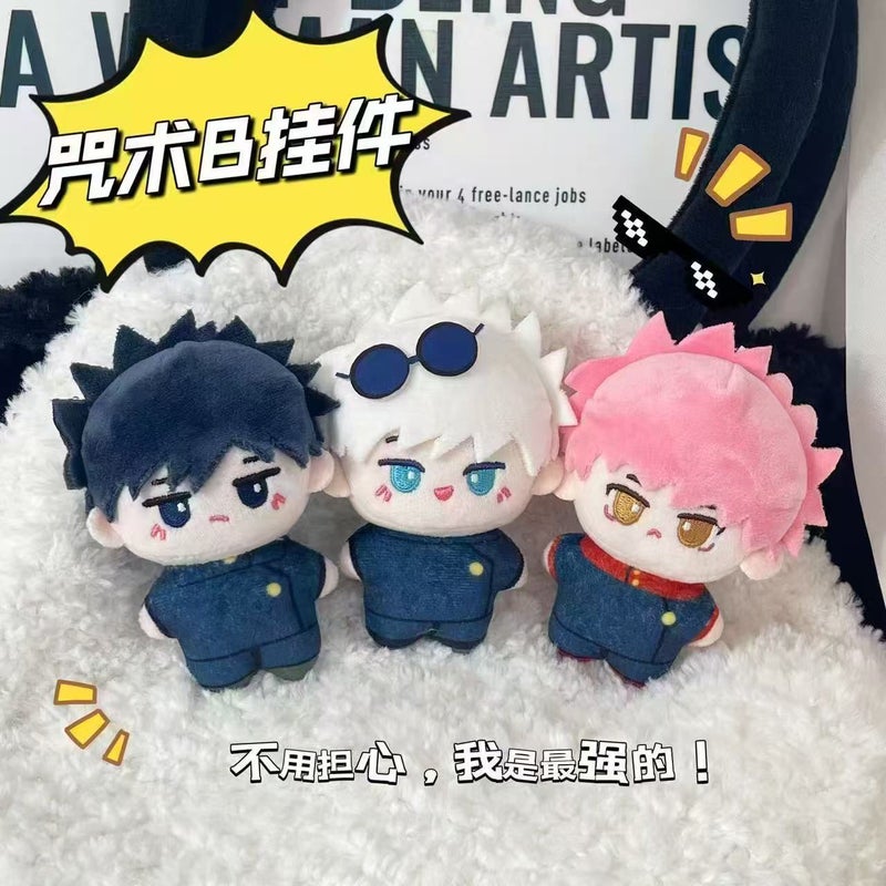 Anime Plush Keychain Doll 10cm - Image 2