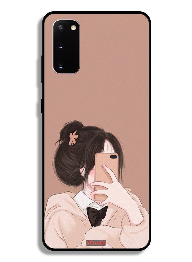 Tolwak Samsung Galaxy S20 5G Protective Case Cover Making Selfie - Image 2
