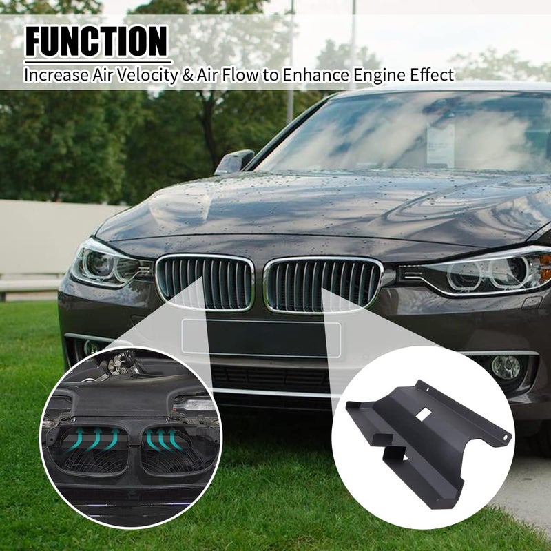 URLWALL Air Intake Scoop, 2PCS Dynamic Cold Air Intake Systems for BMW 323i 325i 328i 330i M52 M54 E46 M3 2001-2006 - Image 3