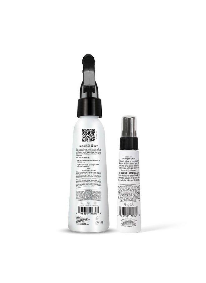 Peter Coppola Just Blow - Blow Dry Spray - 6 Oz And 2 Oz Travel Size - Heat Protectant Spray For Hair - Reduces Blow Dry Time, Smoothes And Straightens All Hair Types - Conditions And Adds Shine  - Image 2
