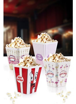 ‎okyanus Home 4 Pieces Popcorn Bucket  - Image 2