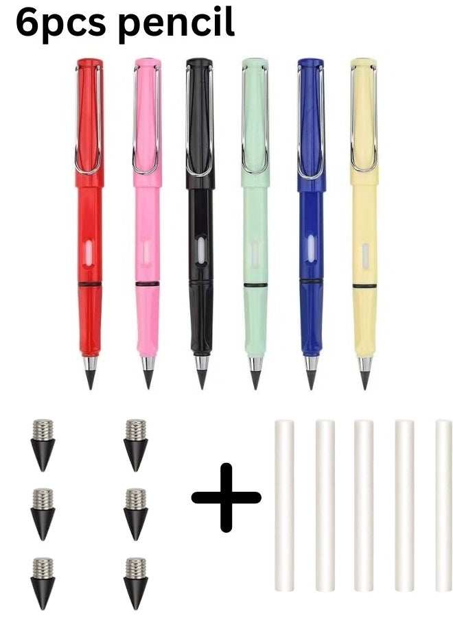 6pcs Everlasting Pencil,inkless Pencils Eternal Infinite Pencil Magic Pencils, Portable Reusable Erasable Writing Pencil, for Writing Art Sketch Painting Tool - pzsku/ZAFE324A98AE35F125680Z/45/_/1717328062/ac0361b3-e0fd-48e5-9580-ae7a2f1e5c97