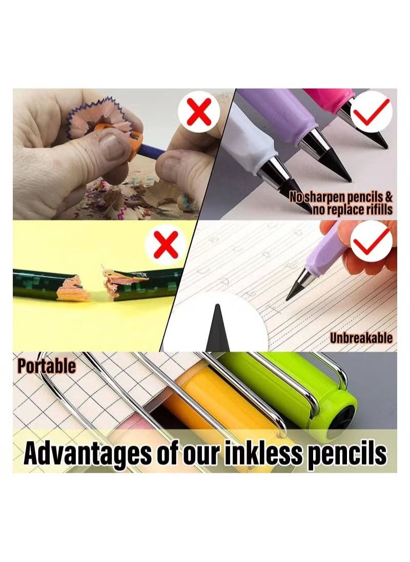 6pcs Everlasting Pencil,inkless Pencils Eternal Infinite Pencil Magic Pencils, Portable Reusable Erasable Writing Pencil, for Writing Art Sketch Painting Tool - pzsku/ZAFE324A98AE35F125680Z/45/_/1717328063/d534dc2e-7782-42c2-840c-919240fc0127