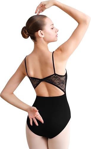 Tegmk Women Camisole Dance Leotard for Ballet, Gymnastics Outfit, Full Front Lining(FT23937-06-S) - Image 1