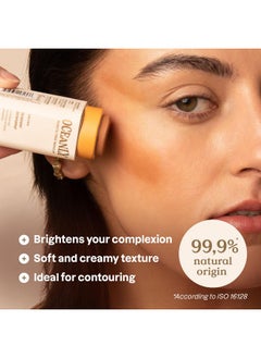 Attitude ATTITUDE Oceanly Plastic-Free Lightweight Bronzer Stick, Titanium Dioxide-Free, EWG Verified, Vegan & Cruelty-free Makeup, Golden, 0.3 Ounces  - Image 2
