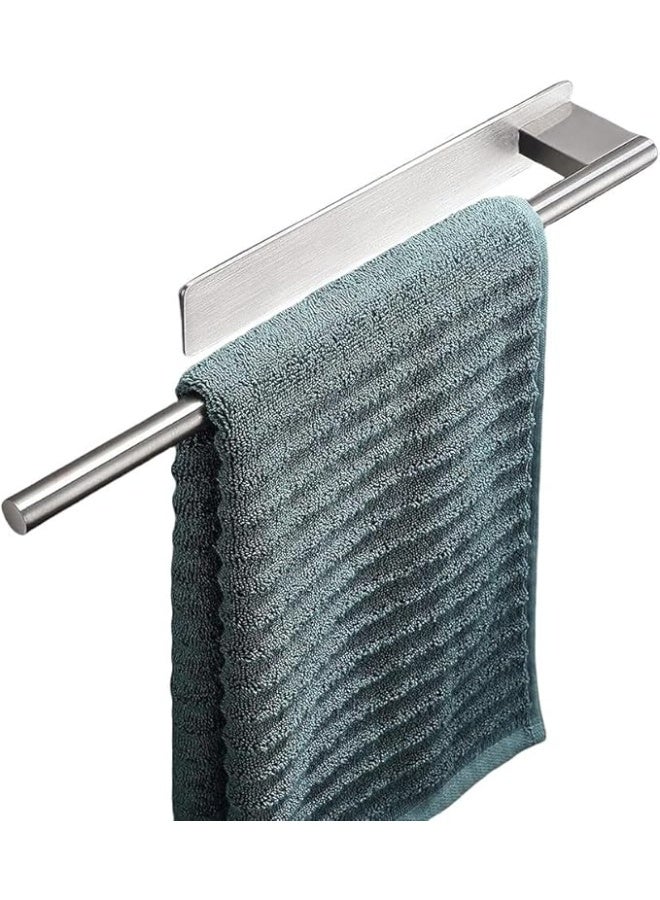 حامل مناشف مثبت على الحائط - قضيب مناشف حمام عصري - حامل مناشف مقاوم للصدأ وموفر للمساحة لمناشف الحمام أو اليد أو المطبخ - Image 2
