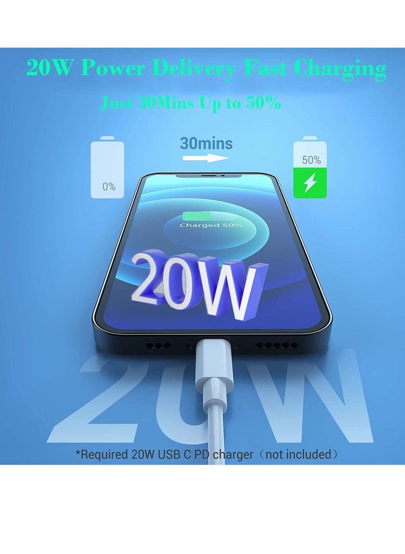 Generic - [Apple MFi Certified] USB-C to Lightning Cable 20W, Stuffcool 2 Pack 6.6FT Power Delivery Fast Charging Data Sync Type C PD Quick Charger Compatible with iPhone 12/12 Pro/11/XS/XR/X 8/iPad - Image 1