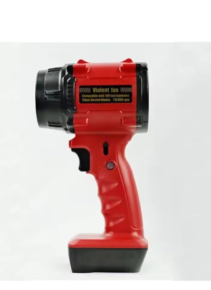 Raxoom Mini Jet Fan Electric Air Blower Gun & Small Hand Fan with Turbo Blades , Super Power AirDuster, 130,000 RPM Wind Speed 52m/s New Portable Turbo Violent  - Image 3