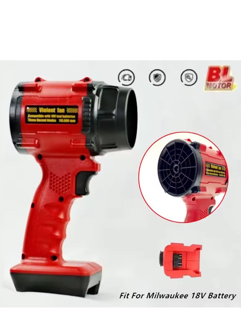 Raxoom Mini Jet Fan Electric Air Blower Gun & Small Hand Fan with Turbo Blades , Super Power AirDuster, 130,000 RPM Wind Speed 52m/s New Portable Turbo Violent  - Image 1
