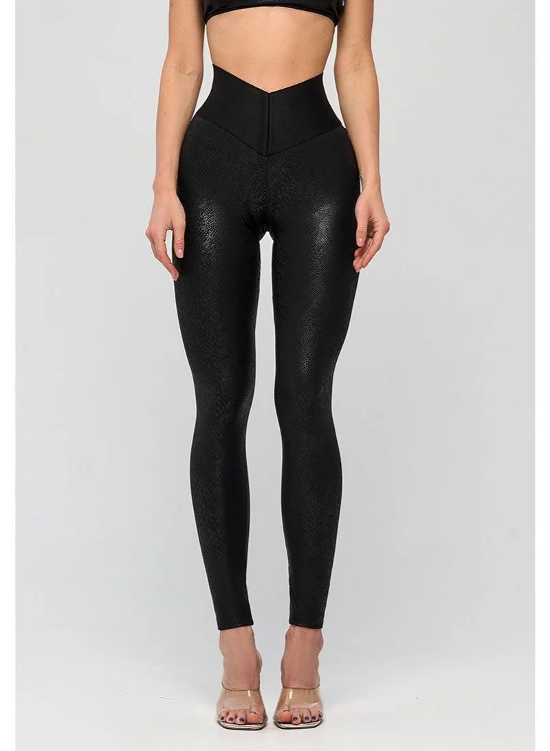 Bona Fide Corsage Snake Corsage Snake High Waist Tummy Control Gym Leggings for Women | Best Price UAE
