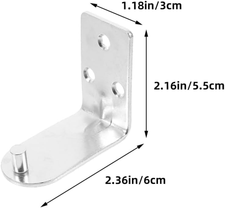 Uonlytech 4pcs Wall Mounted Fire Extinguisher Bracket Iron Extinguisher Holder Secure Wall Hook for Fire Safety - Image 2