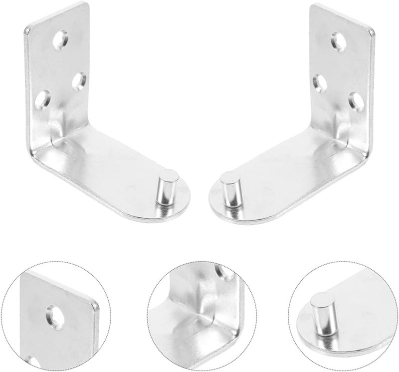 Uonlytech 4pcs Wall Mounted Fire Extinguisher Bracket Iron Extinguisher Holder Secure Wall Hook for Fire Safety - Image 5