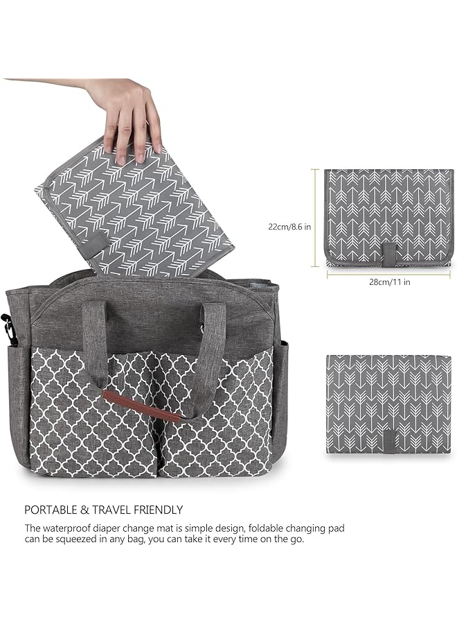 DMG TECH Baby Changing Mat Multipurpose Waterproof Wipeable Diaper Pad Portable Diaper Changing Pad Foldable Baby Changing Pads For Bed Protection Travel Diaper Change Mat For Baby Newborn Essentials - Image 5