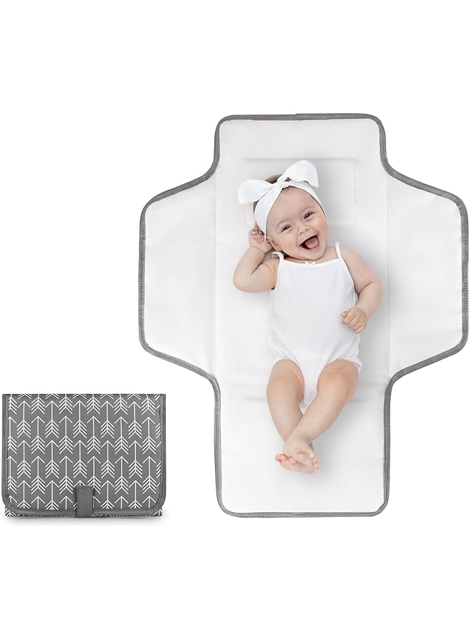 DMG TECH Baby Changing Mat Multipurpose Waterproof Wipeable Diaper Pad Portable Diaper Changing Pad Foldable Baby Changing Pads For Bed Protection Travel Diaper Change Mat For Baby Newborn Essentials - Image 1