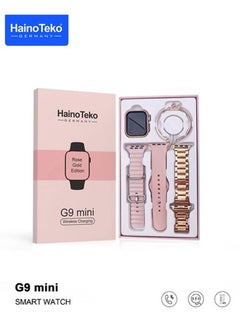 Haino Teko Haino Teko Germany Rose Gold Edition Ladies Smart Watch with Three Set Strap and Stylish Bracelet Combo  - Image 2