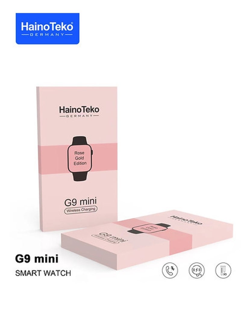Haino Teko Haino Teko Germany Rose Gold Edition Ladies Smart Watch with Three Set Strap and Stylish Bracelet Combo  - Image 3