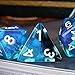 UDIXI DD Polyhedral Dice Set 7PCS Resin DND Dice Set Glow in Dark for RPG and Other Tabletop Games d and d Jellyfish - Image 4