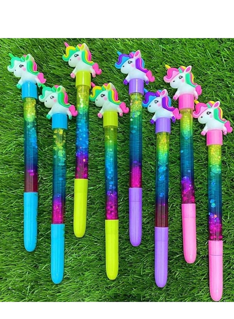 Unicorn Pen Rainbow Sparkles Pen Cartoon Pen Amazing Gift for girls and kids - Image 5