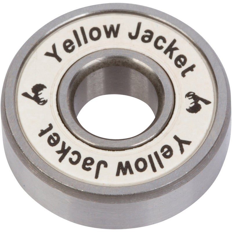 Yellow Jacket Premium Skateboard Bearings, Pro Longboard Bearings, 608, ABEC 9, White Lightning (Pack of 8) - Image 3