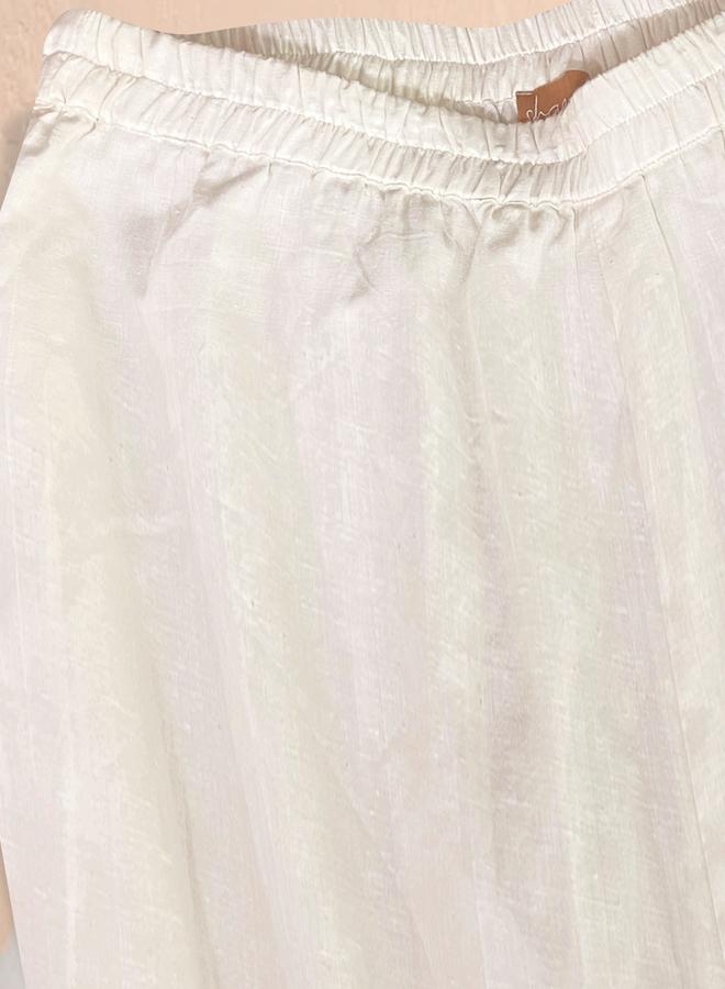 ساسافراس كُرتا ساسافراس أزرق مطرز بزهرية - Image 5