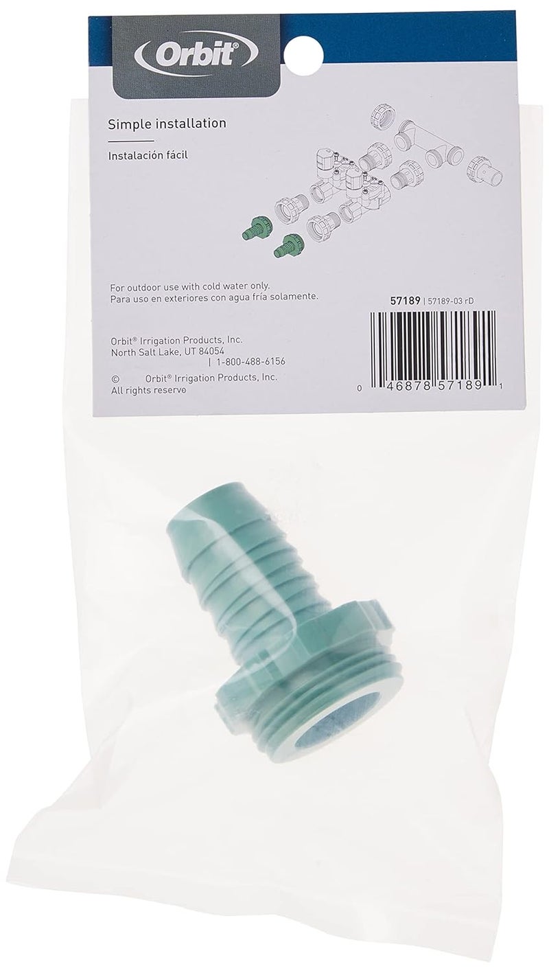 ORBIT 57189 1" Poly Male Adapter for Valve Manifold System - Image 5