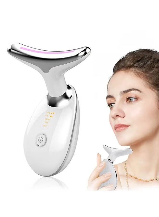 SJMD Double Chin Reducer Vibration Massager, 3 in 1 Portable Firming Wrinkle Removal Device for Neck Face ,Effective Face Appearance Wrinkles Removal - Image 1