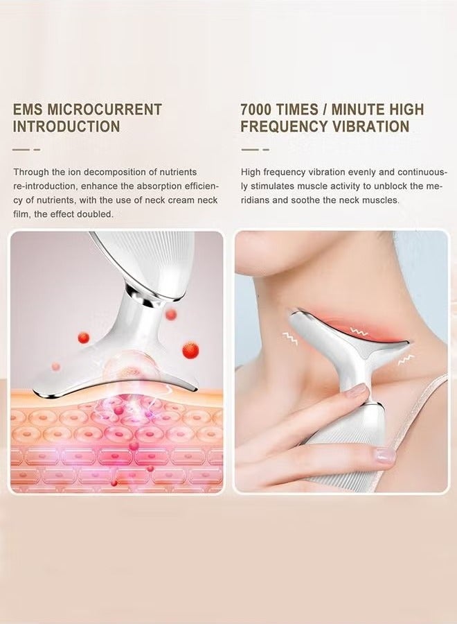 SJMD Double Chin Reducer Vibration Massager, 3 in 1 Portable Firming Wrinkle Removal Device for Neck Face ,Effective Face Appearance Wrinkles Removal - Image 4