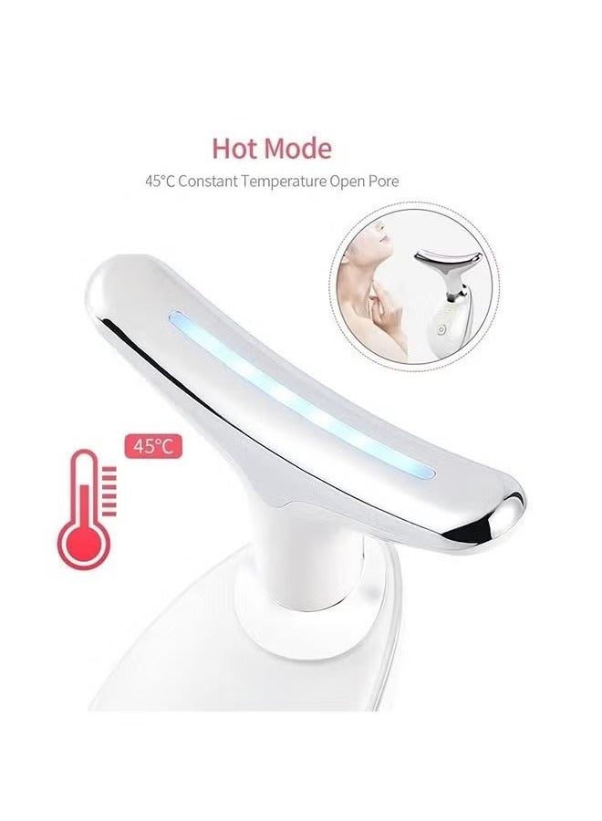 SJMD Double Chin Reducer Vibration Massager, 3 in 1 Portable Firming Wrinkle Removal Device for Neck Face ,Effective Face Appearance Wrinkles Removal - Image 5