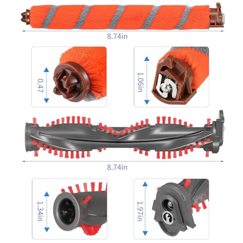 Detetap Brush Roll Replacement for Shark DuoClean NV800, NV800W, NV801, NV803, HV380, HV380C, HV380W, HV381, HV381C, HV382, HV382BRN, HV383, HV384Q Vacuum Cleaner Roller Brush - Image 3