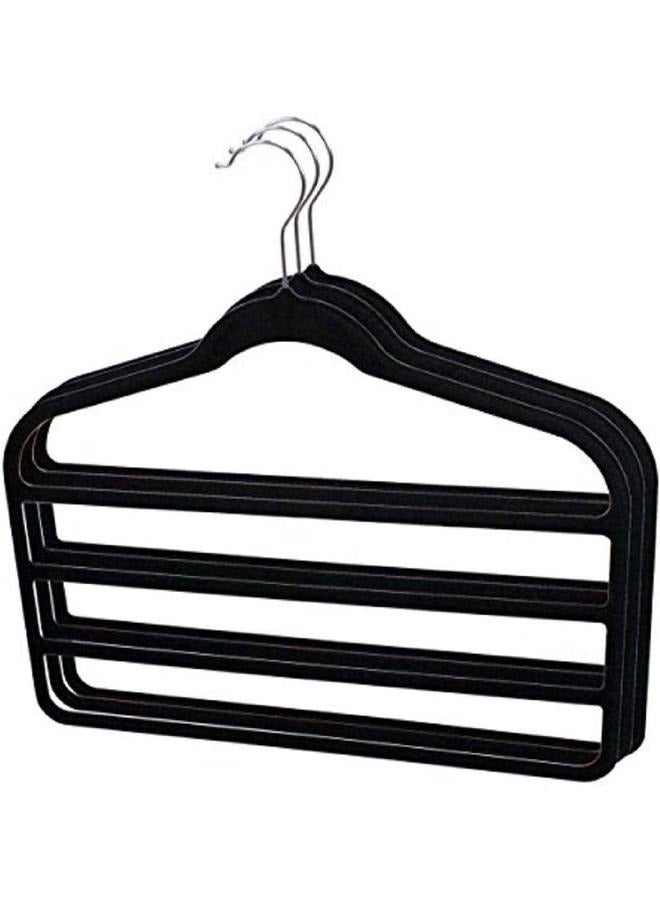 LOFT PANTS HANGER,SET OF 4,L45XP0.5XH42CMS,BLACK-116874 - Image 3