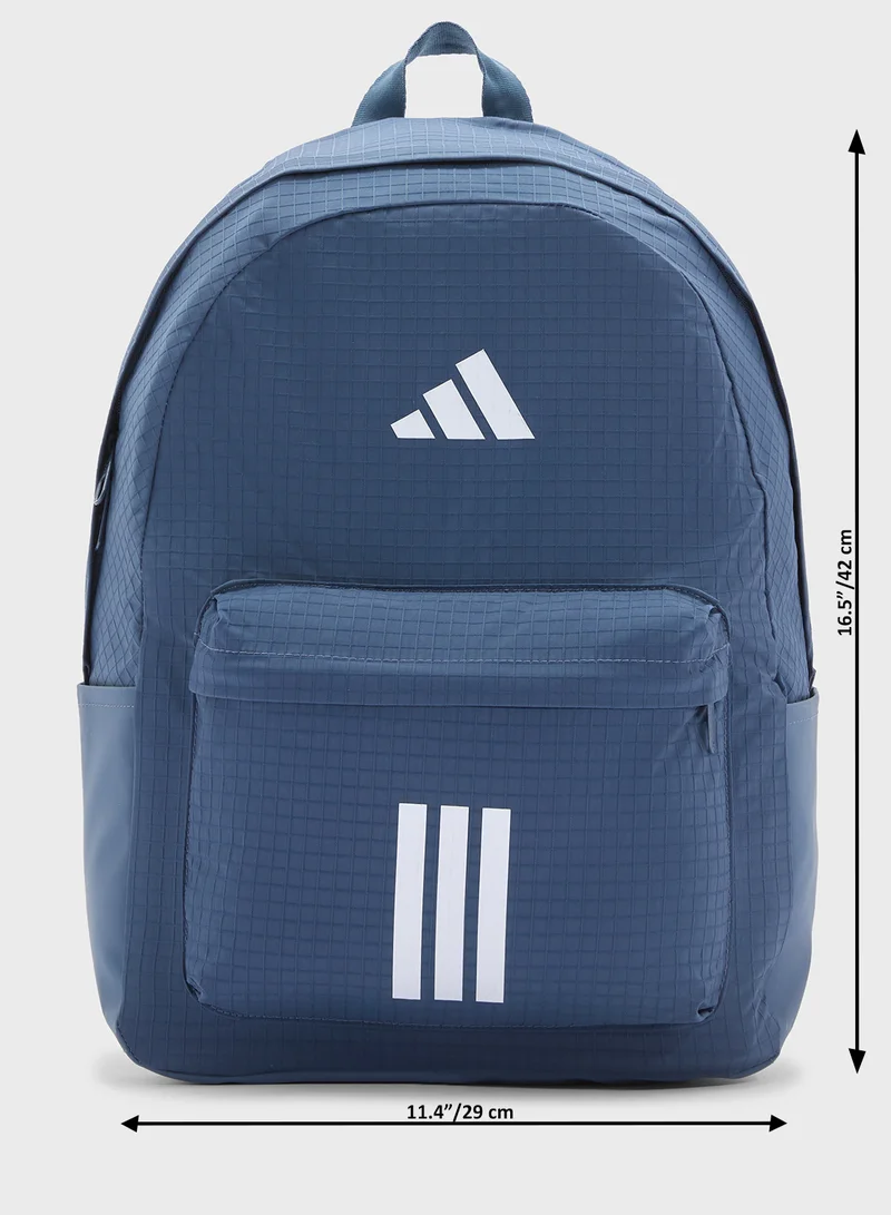 adidas حقيبة ظهر أساسية بثلاث خطوط للمدرسة