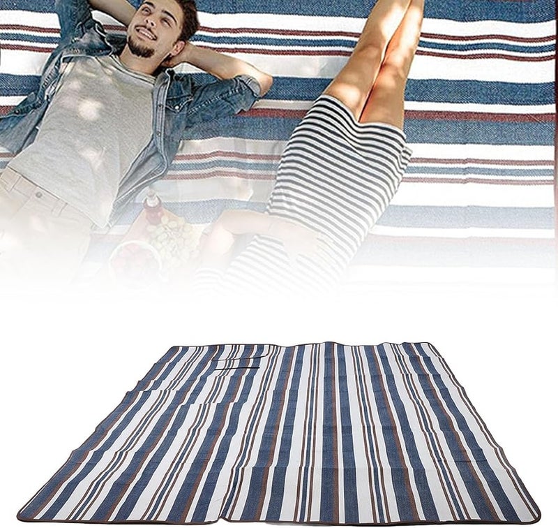 سجادة نزهة سميكة من قميص أكسفورد محمولة مقاومة للماء مع مقبض - Image 4