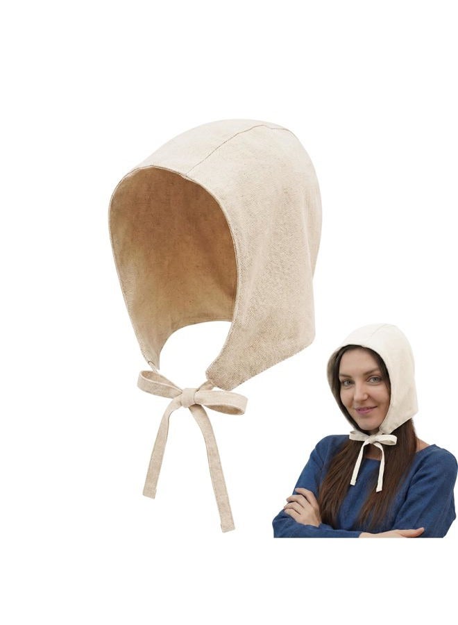 Mythrojan MEDIEVAL LIGHT CANVAS CAP: Soft Sturdy 100% Cotton Coif for your Next Costume - Image 1