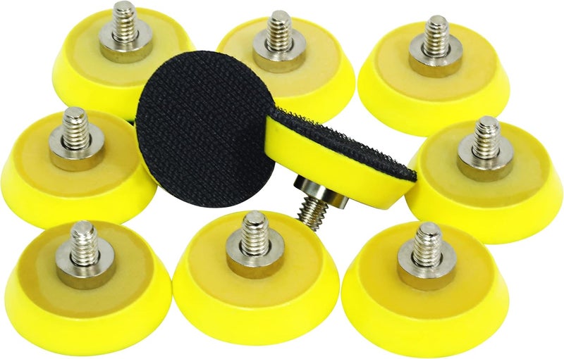 Ouya 10PCS M6 Thread 1.5" Velcro Backing Pad Hook and Loop Plate for Air Sander and Dual Action Car Polisher - Image 1