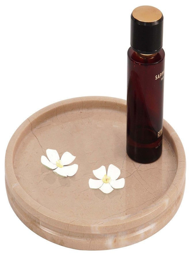 Radicaln Marble Serving Tray 10" Inches Verona Handmade Round Tray for Party Supplies Modern Serving Bowl & Food Trays for Party, Cafeteria Trays for Serving Food - Image 1