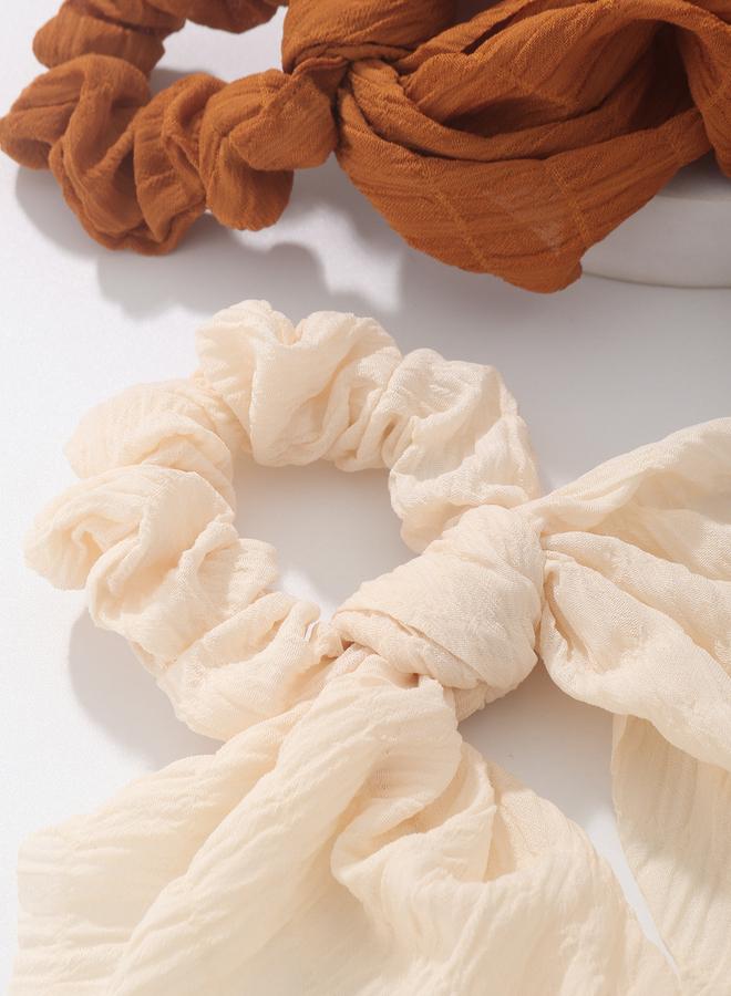 تايك تو مجموعة من 2 ربطة شعر ريبون - Image 5