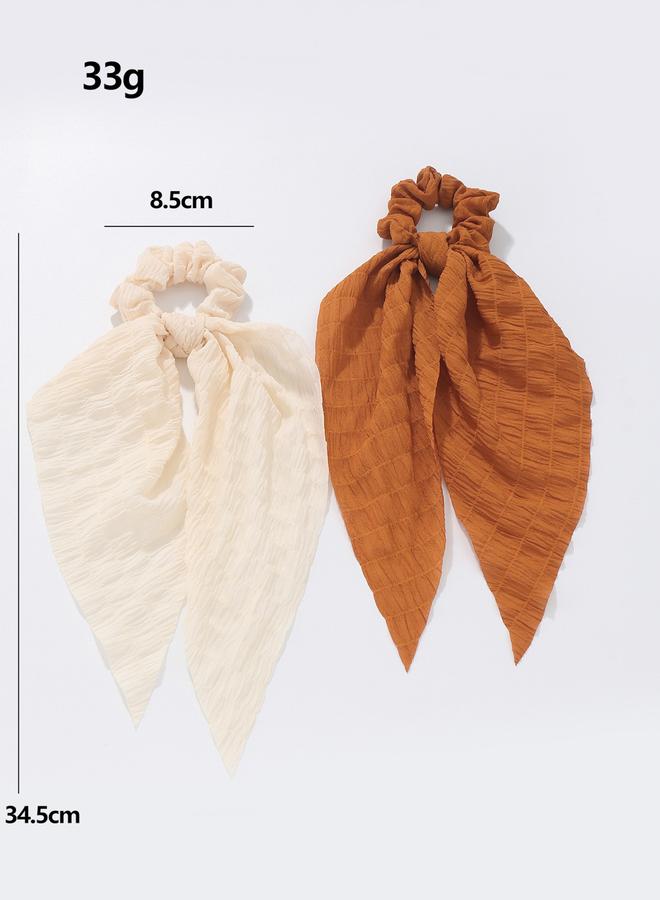 تايك تو مجموعة من 2 ربطة شعر ريبون - Image 1