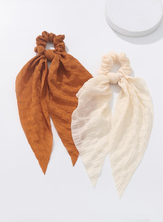 تايك تو مجموعة من 2 ربطة شعر ريبون - Image 3