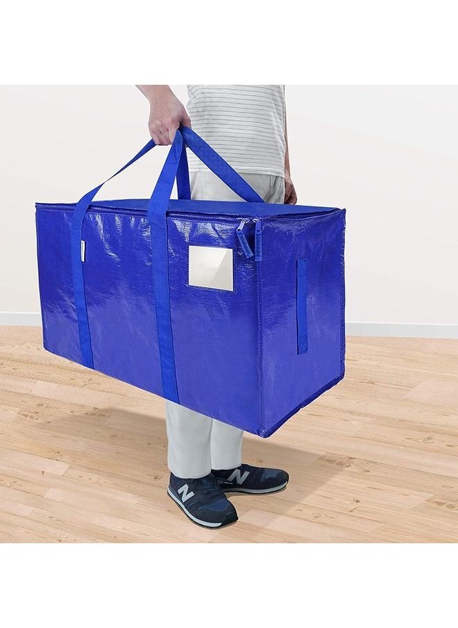 Arabest Moving Bags, 2 Pack Extra Large Storage Tote, Heavy-Duty Foldable Storage Tote with Zippers and Strong Carrying Handles, College Moving Supplies, Prefer for Travelling, Moving, Camping  - Image 5