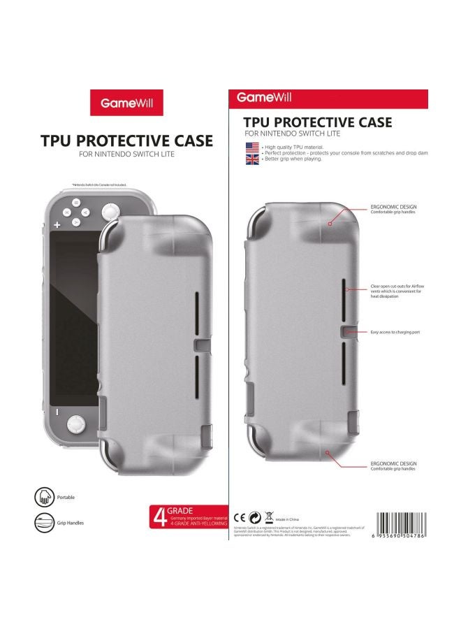 NIBEMINENT Protective Case Cover For Nintendo Switch Lite Soft Clear (Translucent)  - Image 2