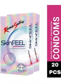 Kamasutra Combo Pack SkinFEEL Thinnest Condom For Men 10N X 2  - Image 1